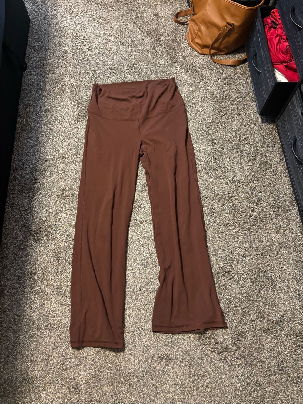 Ingrid & Isabel Brown Boot Cut Maternity Pants